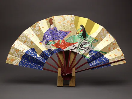 京扇子 源氏絵巻