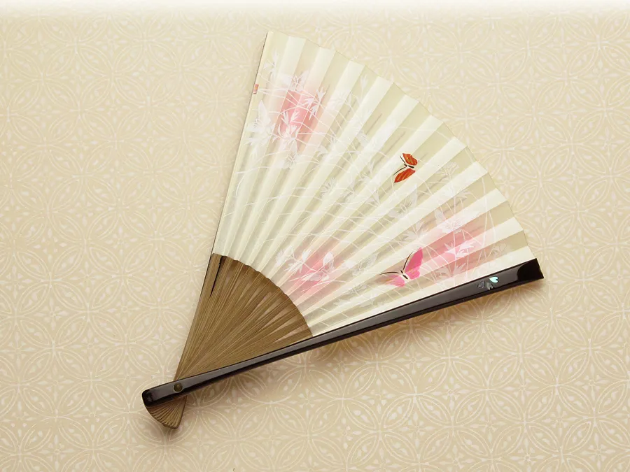 半分開く