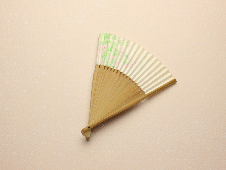 半分開く