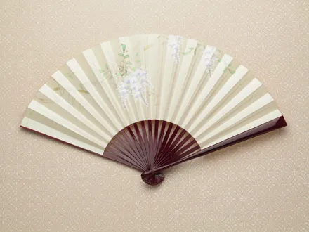 京扇子 山辺の藤