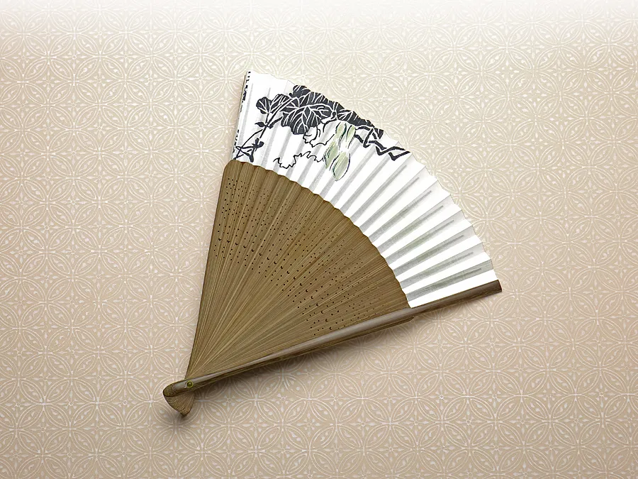 半分開く