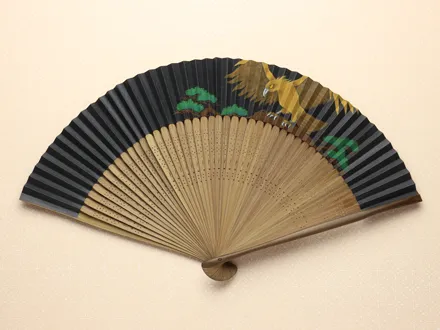 京扇子 勇猛な鷹